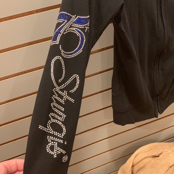 Black size M stretchy jacket bought at Sturgis. - Picture 3 of 5